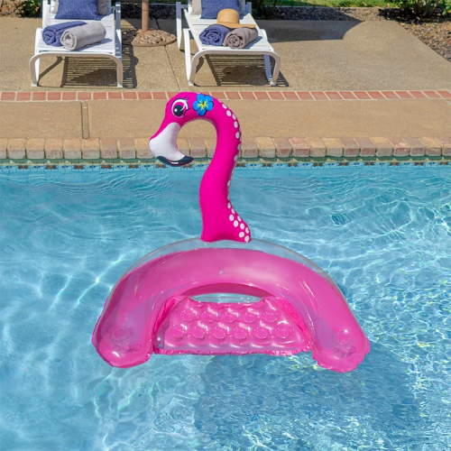 60" Inflatable Flamingo wimming Pool Sling Chair Pool Float