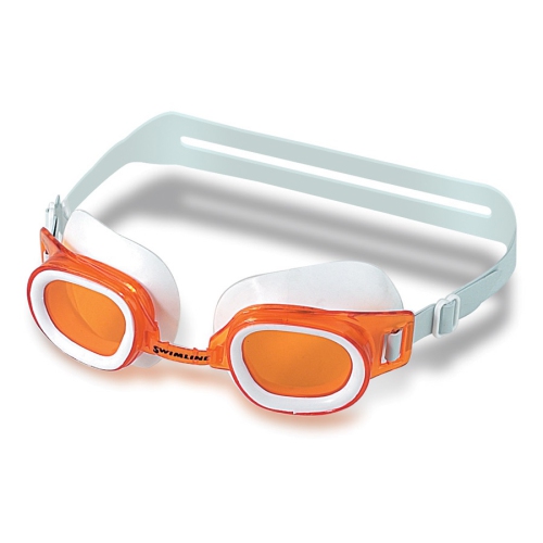 6.25" Orange Recreational St. Lucia Goggles Swimming Pool Accessory