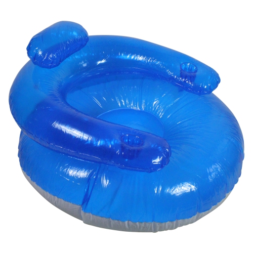 43" Inflatable Transparent Blue Swimming Pool Bubble Chair