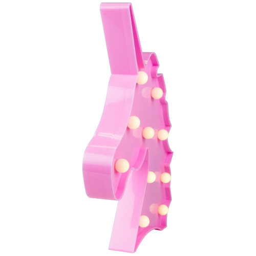 10" LED Lighted Pink Unicorn Marquee Wall Sign