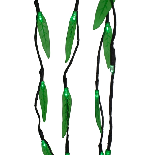 6' Lighted Christmas Willow Tree Outdoor Decoration - Green LED Lights