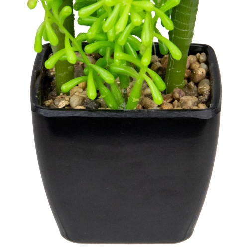 6" Potted Green Artificial Succulent Arrangement