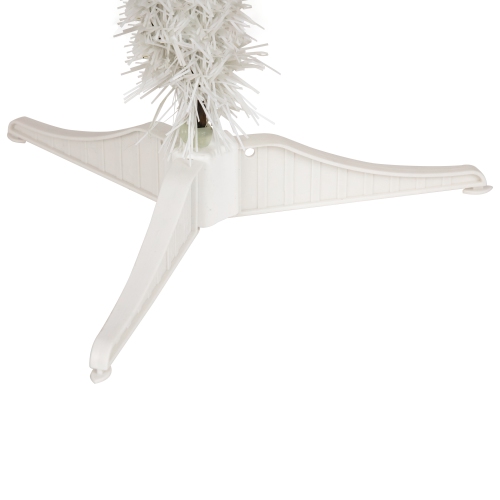 2' Pre-Lit Slim Tinsel Artificial Christmas Tree- Clear Lights