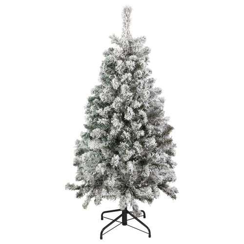 3' Heavily Flocked Madison Pine Medium Artificial Christmas Tree, Unlit