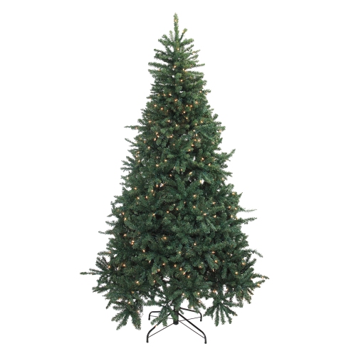 7.5' Pre-Lit Full Northern Pine Artificial Christmas Tree - Clear Lights