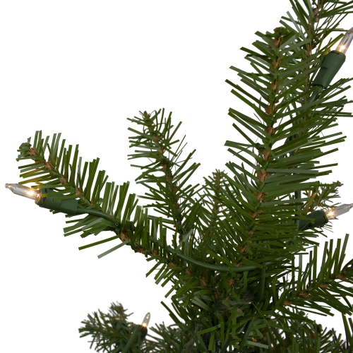7.5' Pre-Lit Full Northern Pine Artificial Christmas Tree - Clear Lights