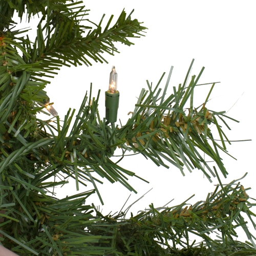 9' x 12" Pre-Lit Dakota Red Pine Artificial Christmas Garland - Clear Dura-Lit Lights