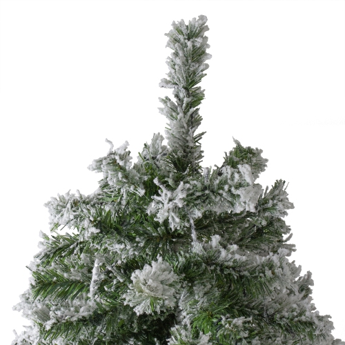 6.5' Flocked Winter Park Fir Artificial Christmas Tree - Unlit