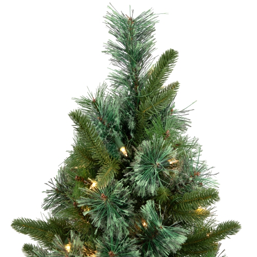 3' x 29" Pre-Lit Ashcroft Cashmere Pine Full Artificial Christmas Tree - Clear Dura Lights