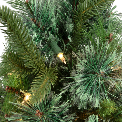 3' x 29" Pre-Lit Ashcroft Cashmere Pine Full Artificial Christmas Tree - Clear Dura Lights