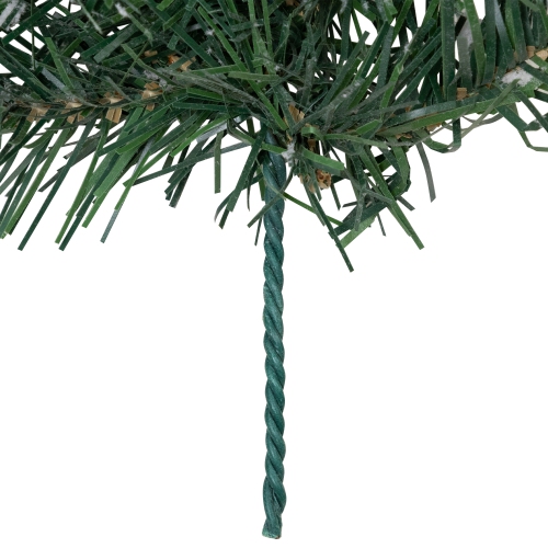 9' x 10" Flocked Madison Pine Artificial Christmas Garland, Unlit