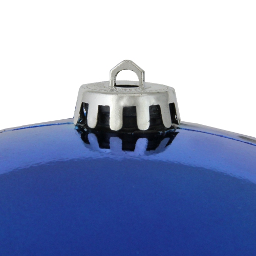 Shiny Lavish Blue Shatterproof Christmas Ball Ornament 12"