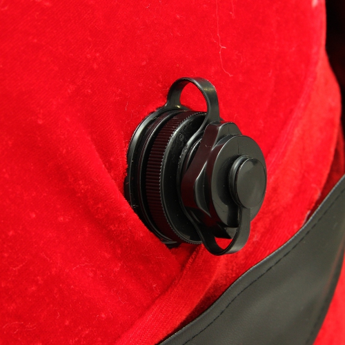 5' Red Animated Musical Inflatable Santa Claus Christmas Figurine