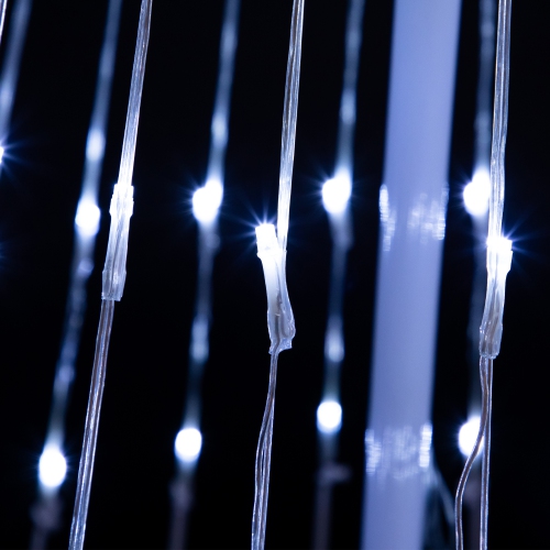 4' Pre-Lit White LED Show Cone Christmas Tree Yard Decor