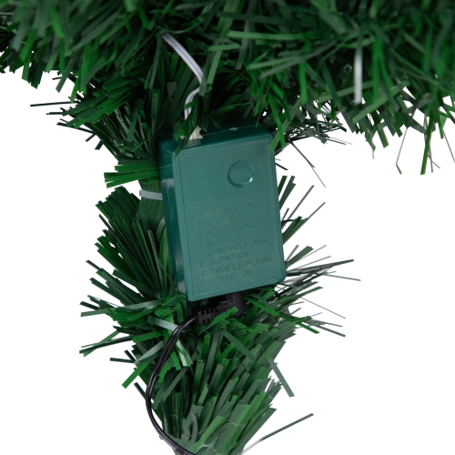 6' Pre-Lit LED Color Changing Fiber Optic Christmas Tree with Star Tree Topper