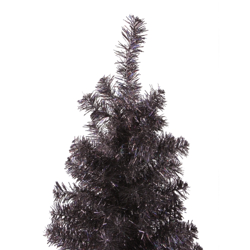 Arbre de Noël artificiel de 4 pi, brun iridescent, sans éclairage