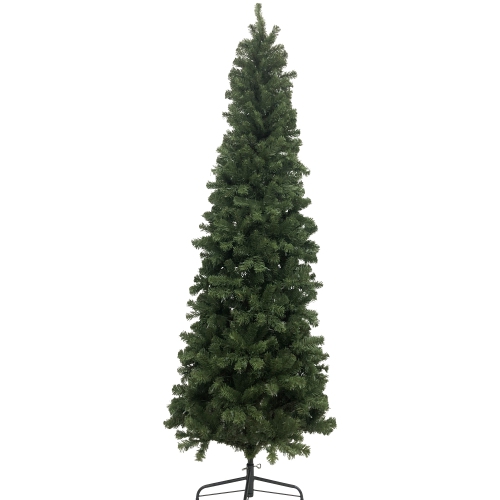 7.5' Pre-Lit Hazelton Spruce Pencil Artificial Christmas Tree, Clear Lights