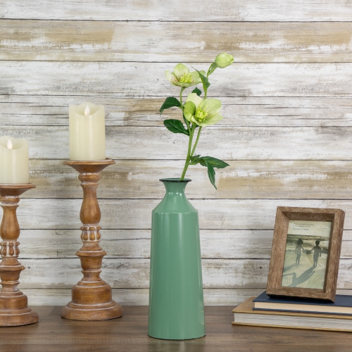 22" Helleborus Molly's White Artificial Silk Floral Spray