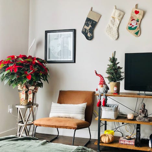 24" Gray and Red Smiling Dangling Leg Christmas Gnome Decoration