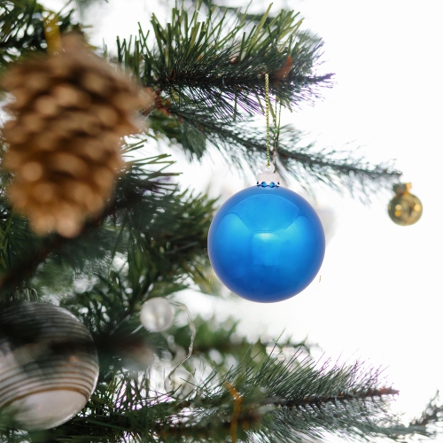 Boule de Noël incassable brillante de calibre commercial, 2.75 po