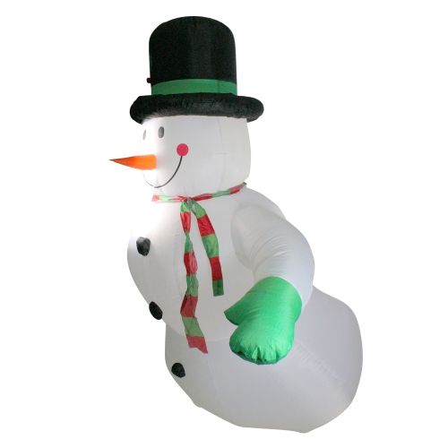 8' Inflatable Lighted Snowman Outdoor Christmas Decoration