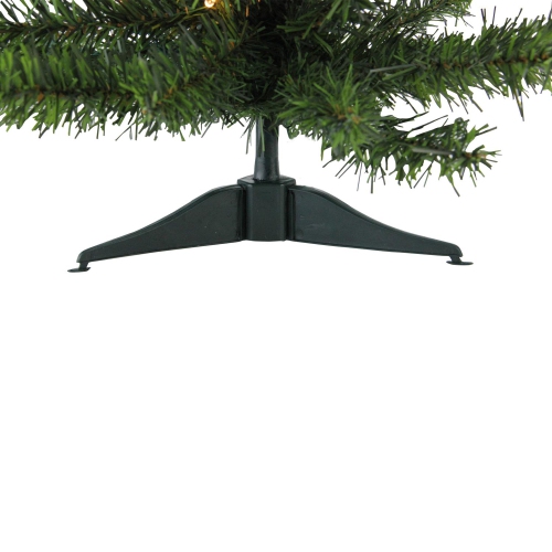 2' Pre-Lit Medium Canadian Pine Artificial Christmas Tree - Warm Clear Lights