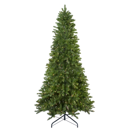 NORTHLIGHT  12' Pre-Lit Eastern Pine Slim Artificial Christmas Tree - Clear Lights