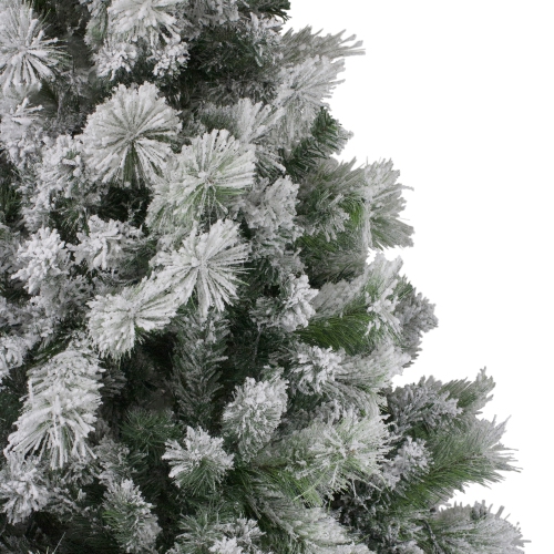 6.5' Flocked Somerset Spruce Artificial Christmas Tree - Unlit