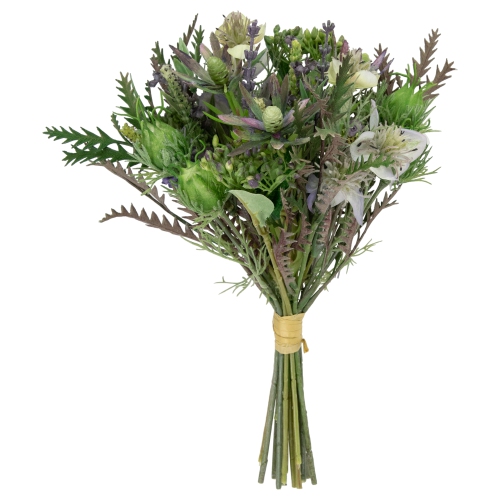11.5" Nigella Pod and Protea Artificial Floral Bouquet