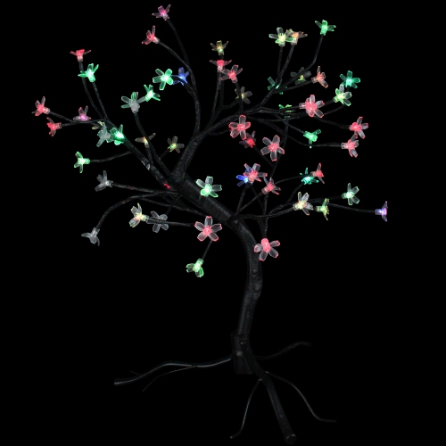 23" Multi-Color Changing LED Lighted Japanese Sakura Blossom Flower Tree