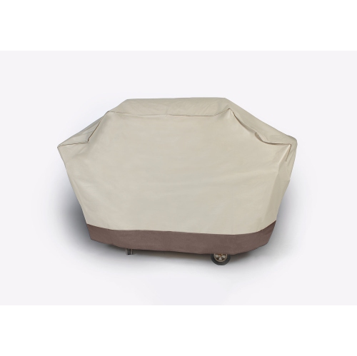 Embossed Durable Outdoor Patio Full Premium Gas Grill Cover - Taupe