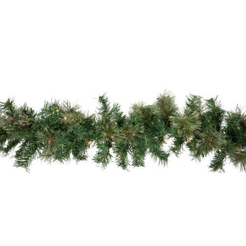 9' x 10" Pre-Lit Oregon Cashmere Pine Artificial Christmas Garland, Clear Lights