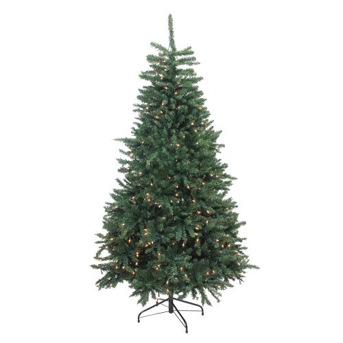 6.5' Pre-Lit Full Artificial Northern Pine Christmas Tree - Clear Lights