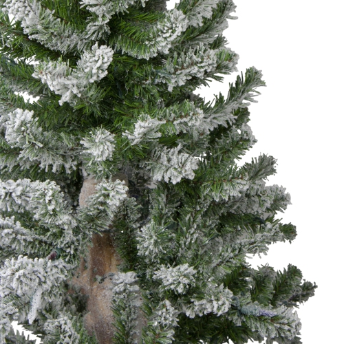 4' Flocked Alpine Artificial Christmas Tree - Unlit