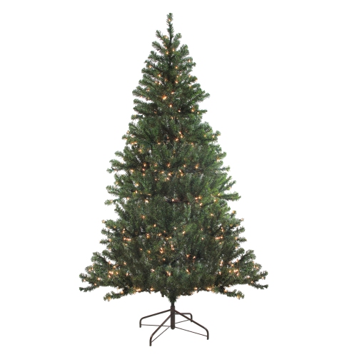 NORTHLIGHT  7' Pre-Lit Medium Balsam Pine Artificial Christmas Tree - Clear Lights