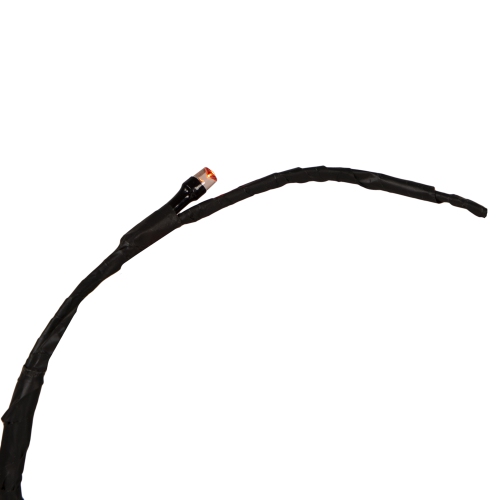 24" LED Lighted Black Weeping Halloween Twig Tree - Orange Lights