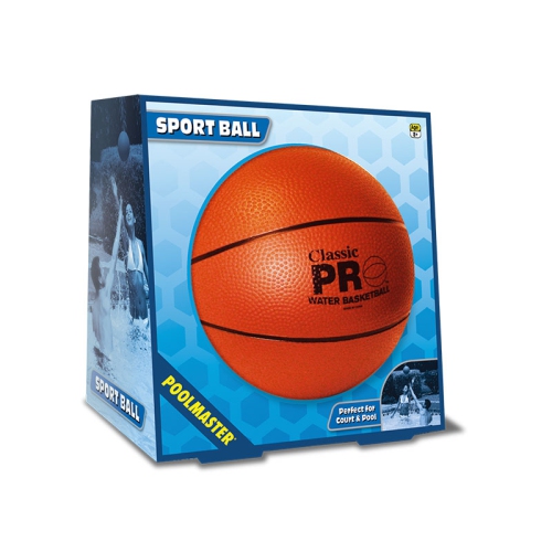 8.5" Brown Sport Ball Classic Pro Water Basketball Swimming Pool Accessory