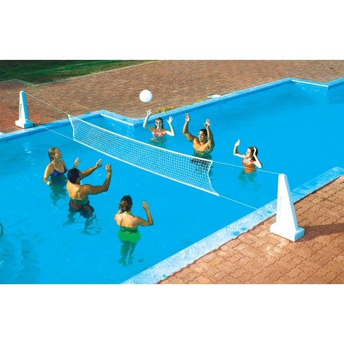 Water Sports Pool Jam Basketball and Volleyball Swimming Pool Combo Game