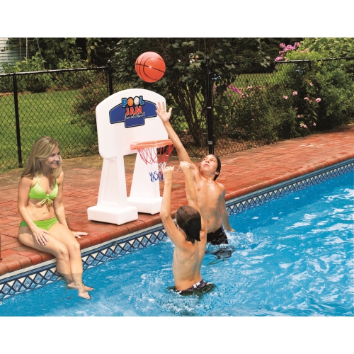 Water Sports Pool Jam Basketball and Volleyball Swimming Pool Combo Game