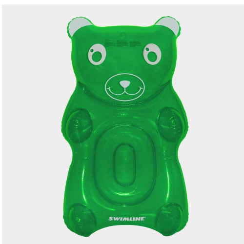 SWIMLINE  60" Gummy Bear Swimming Pool Float In Green