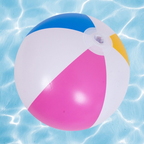 20" Inflatable 6-Panel Beach Ball Swimming Pool Toy