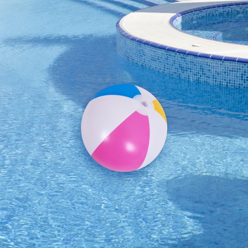 20" Inflatable 6-Panel Beach Ball Swimming Pool Toy