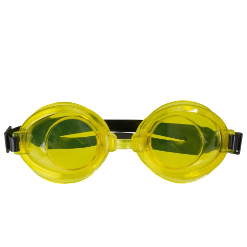 SWIMLINE  7" Anti-Leak Adjustable Swimming Pool Goggles In Yellow