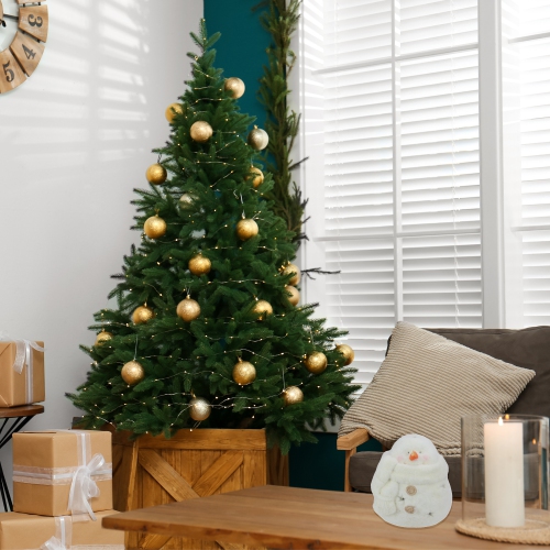 10.75" White Tealight Snowman With Star Cut-Outs Christmas Candle Holder