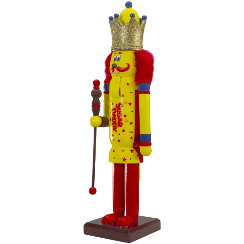 14" Tootsie Roll Sugar Daddy Wooden Christmas Nutcracker Figure