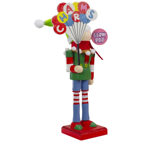 11" Tootsie Roll Charms Blow Pop Wooden Christmas Elf Figure
