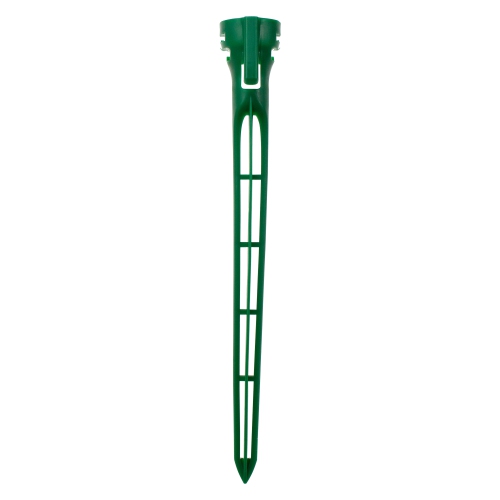NORTHLIGHT  Set Of 20 2-In-1 Christmas Decorations Tie Down And Light Stakes - 7.5 Inch In Green