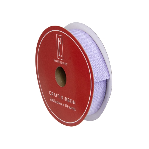 Purple Wired Craft Ribbon 7/8" x 10 Yards