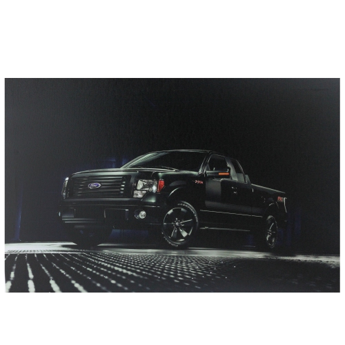 NORTHLIGHT  Ford F150 Fx2 Sport Led Lighted Canvas Wall Art 23.5" X 15.5" In Black