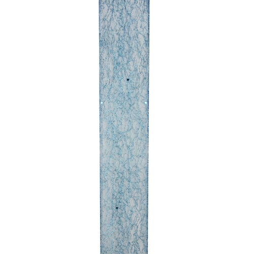 Glittering Blue Solid Wired Christmas Craft Ribbon 2.5" x 10 Yards